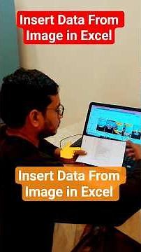 Insert Data from Screenshot or Photo into Excel #shorts #office365