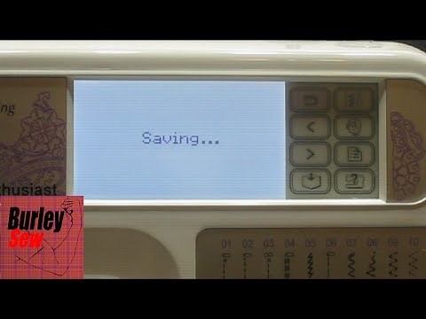 How To Import an Embroidery File to the Brother SE 400 Sewing Machine