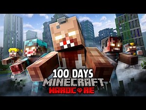 I Spent 100 Days in an Evolving Zombie Apocalypse in Minecraft Hardcore