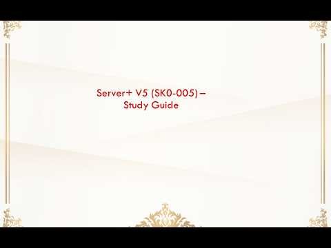 CompTIA Server+ SK0-005: 100 ULTRA HARD Questions You’ll Probably Miss 😈🔥
