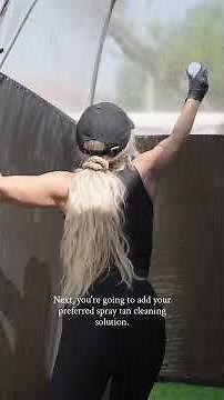 Cleaning Your Spray Tan Tent | Spray Tan Class