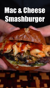 27K views · 100 reactions | I put Mac & Cheese on a Smashburger for...