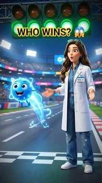 ⚛️ Proton vs Neutron vs Electron Race! Who Wins? 🏁