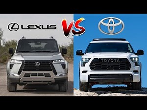 2025 Toyota Sequoia vs 2025 Lexus GX550 | Luxury vs. Capability