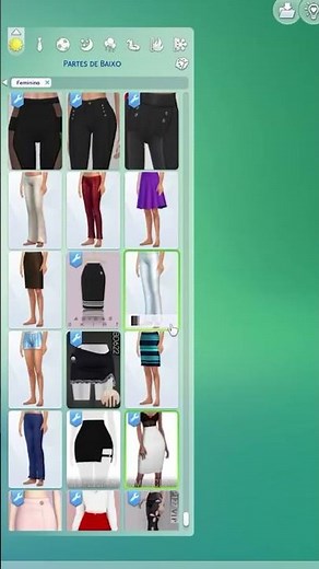⭐ Mods - The Sims 4 - Mod More Columns in CAS #thesims4 #thesims #shorts