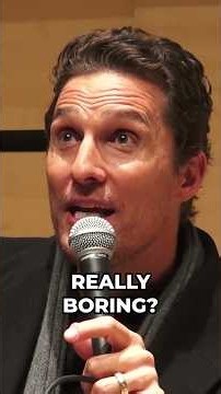 Matthew McConaughey about True Detective