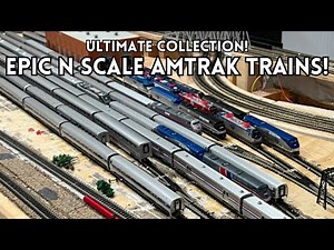 Modern N Scale Amtrak Passenger Trains #4!