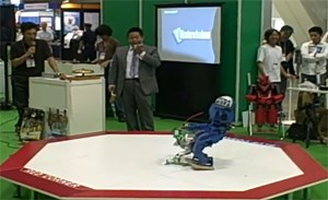 Mecha Wrestle at Japanese Robotics Conference
