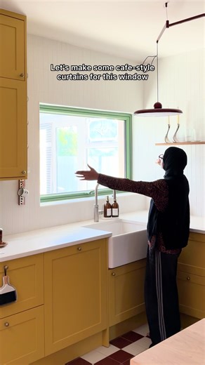 DIY Cafe Style Curtains Without Sewing