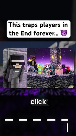 Permanently trapping players in the End…