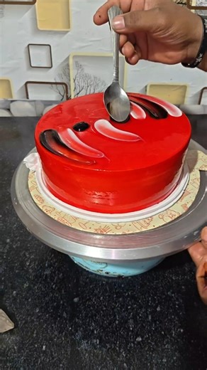 unique cake design tutorial #cake #trending #youtubeshorts #short #short#viral #art