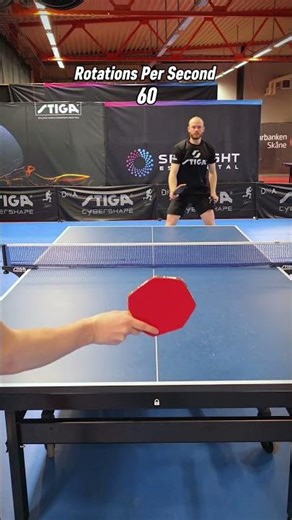 How fast can a ball rotate? #tabletennis
