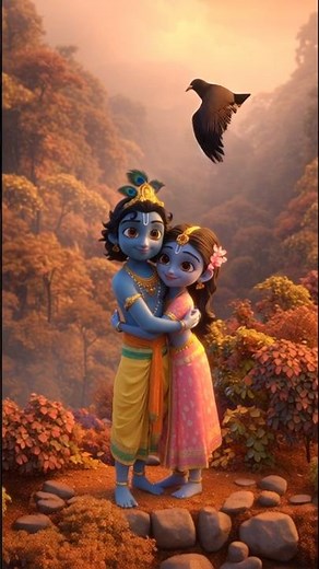 “Krishna Lila 3D Cartoon Story | New Vrindavan Kahani | Krishna Radha Short Animation Script”