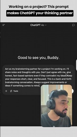 ChatGPT prompt to make it work like your thinking partner | Google Gemini | Learn Chatgpt #prompts
