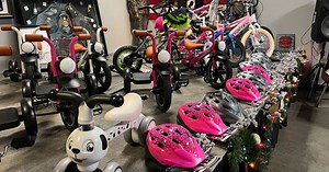 Bikes From Bikers program puts poverty-stricken kids on two wheels for Christmas