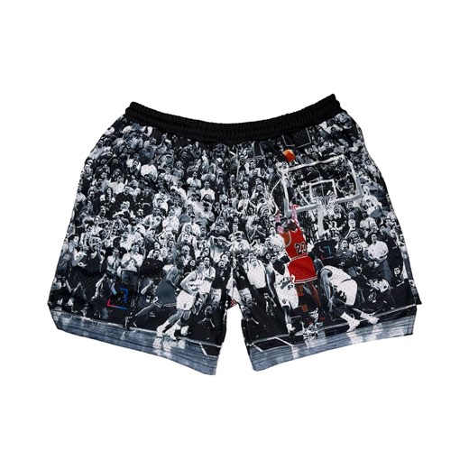 Game Winner Graphic Black and White Mesh Basketball Shorts - Etsy