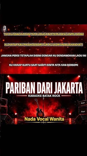 Pariban Dari Jakarta 🎤 Lagu Batak yang Selalu Enak Didengar! #shorts