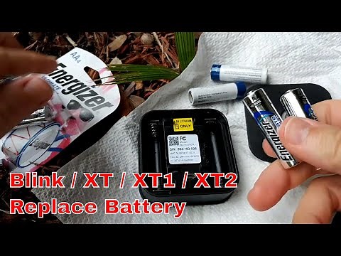 How to Replace Batteries on Blink / Blink XT (XT1 and XT2) Camera?