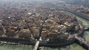 Aerial View Of Rome | Free Stock Video Footage