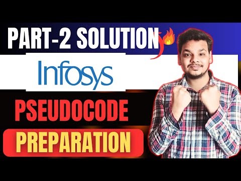 Infosys Systems Engineer | Pseudocodes | Free Preparation | Infosys Assessment Solution | PYQ