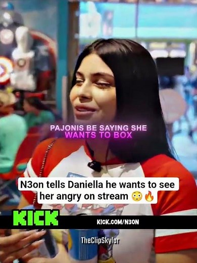 N3on tells Daniella he wants to see her angry on stream 😳🔥 #n3on
