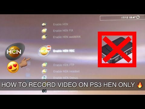 HOW TO RECORD VIDEO ON PS3 HEN ONLY 😍🔥