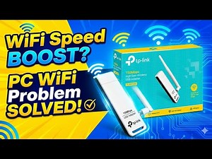 TP-Link WiFi Adapter Review 🔥 PC WiFi Speed Boost?
