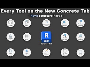 Concrete Tab in Revit 2027 Tutorial | Rebar and all other tools