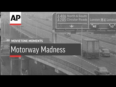 Motorway Madness - 1969 | Movietone Moments | 22 Dec 17
