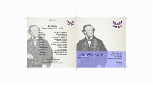 【卡拉扬/BPO】瓦格纳：女武神 Die Walküre (1968, Salzburg)