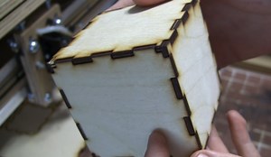 CAD-to-Product With a Laser Cutter: Wood Cube