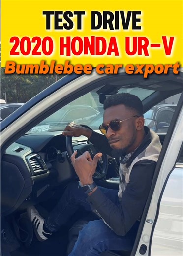 2020 Honda UR-V is the coolest car i’ve ever seen😎😎😎 let me take you for a test drive 🚗🚗🚗 #honda #export #africa #middleeast #algeria