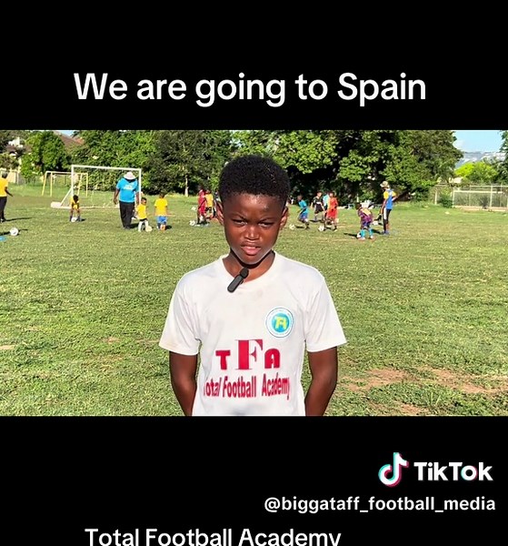 Spain now Jamaica next we will bring home the cup Total Football Academy
