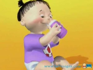 Baby Signs®: How to Sign “DRINK” (Mealtime Sign)