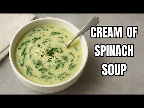 Easy Spinach Soup Recipe | Warm, Creamy & Comforting