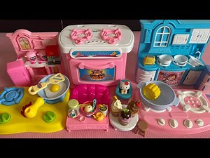 Masak Masakan | Pink Kitchen Set Toys Cooking Playset, Mini Stove Cooking | Review Toys ASMR
