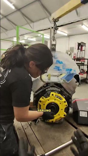 Sprung Vs Unsprung Clutch Hub? Students learn the purpose of why we are going sprung on this build.