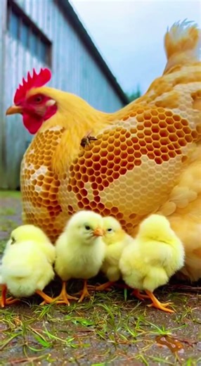 The Journey to Recovery of the Chicken with Honeycomb on Its Body #barnacles