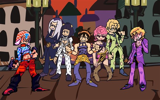 JoJo，但是是FNF Bizzare Funk (ONESHOT MOD)