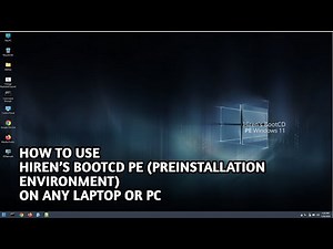 HOW TO MAKE A HIREN'S BOOTCD PE (PREINSTALLATION ENVIRONMENT) BOOTABLE USB USING RUFUS