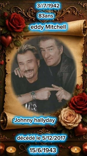 Johnny Halliday &eddy Mitchell en duo