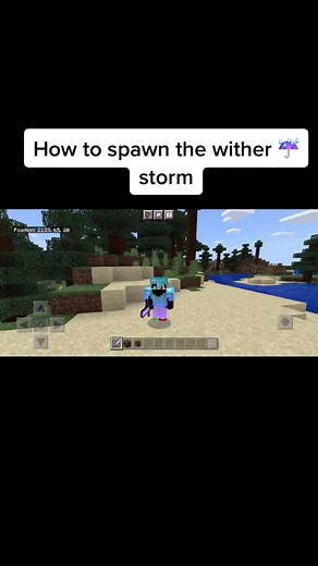 MinecraftGod1519 (@minecraftgod1519)’s video of how to spawn witherstorm