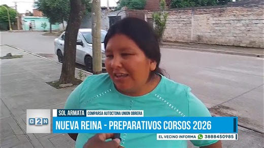 SOL ARMATA - ORIANA LOPEZ (COMPARSA AUTOCTONA UNION OBRERA) -NUEVA REINA - PREPARATIVOS CORSOS 2026 | Cable Audio Visión