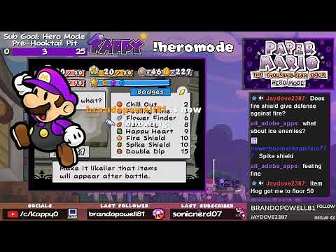 Paper Mario TTYD Hero Mode Pit of 100 Trials (v4) FULL RUN (+ X-Boss fun after)