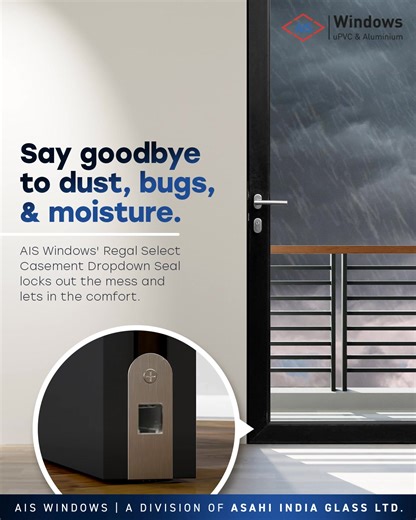 Dust off the drama. Bug out the chaos. Moisture? Not invited. Regal Select Casement Dropdown Seal by AIS Windows—where elegance meets airtight protection. Discover more at http://aiswindows.com or call 18001034805. #AISWindows #CasementDropdownSeal #Windows #AISRegalSelect | AIS Windows