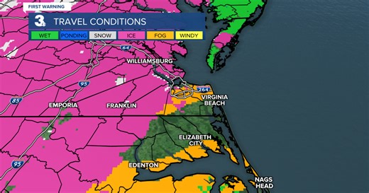 First Warning Forecast: Another round of sleet tonight, even colder this week