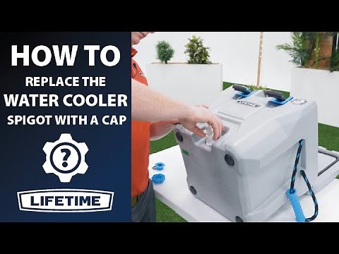 How to Replace the Water Cooler Spigot with a Cap | Lifetime How To