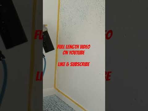 dry flake paint spraying