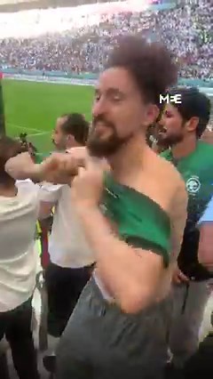 WATCH: Saudi Arabia fans ecstatically celebrate their shock win against favourites Argentina in their first #Qatar2022 World Cup match #السعوديه_الارجنتين #ARGKSA | Middle East Eye
