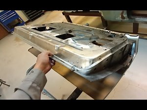 1962 Impala Restoration Part 5 door rust repair -inner structure repair/ lower section install pt 2